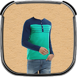 Man in T-Shirt Photo Suit icon