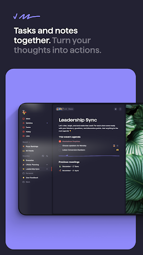 Screenshot of Superlist: Tasks, Lists, Notes