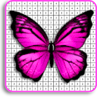 Butterfly Coloring Book Number