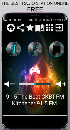 Android application 91.5 The Beat CKBT-FM Kitchene screenshort