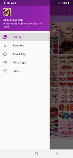 Android application Lip Makeup Gallery screenshort