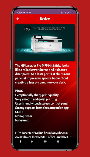 Laserjet Pro MFP M428fdw manul Screen 2