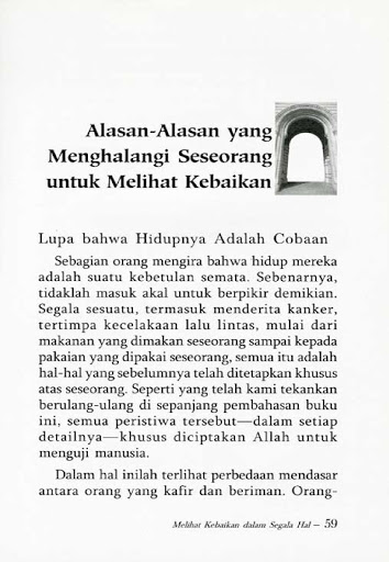 Melihat Kebaikan Dalam Segala Hal By Harun Yahya