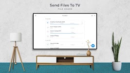 screenshot of Send files to TV - File share