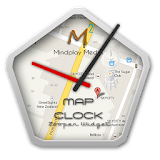 Map Clock - Zooper Widget icon