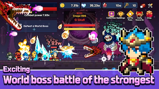 Pixel Dragon Knights: Idle RPG 4