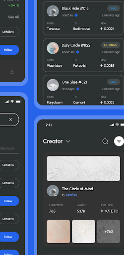 Aksty. - NFT Marketplace Screen 3