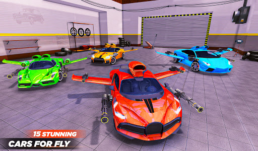 Flying Car Driving simulator 2021 Free Car Games