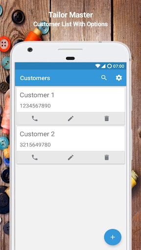 Android application Tailor Master screenshort