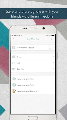 Screenshot of Autograph+: Signature Maker