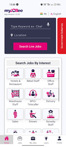 MyJobee Blue/Grey Collar Jobs Screenshot 1 - AppWisp.com