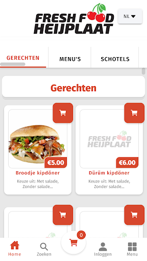 Android application Fresh Food Heijplaat screenshort