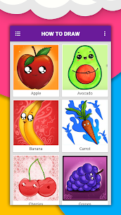 How to draw cute food by steps APK for Android Download 4