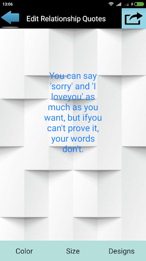Android application Relationship Quotes screenshort