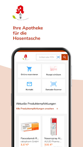 Android application Albanus Apotheke Schkeuditz screenshort