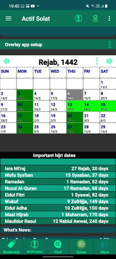 Actif Solat Screen 3