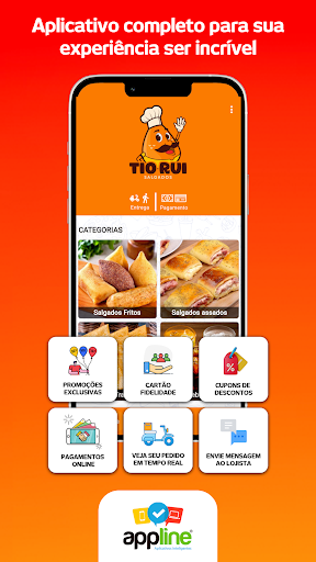 Android application Tio Rui Salgados screenshort