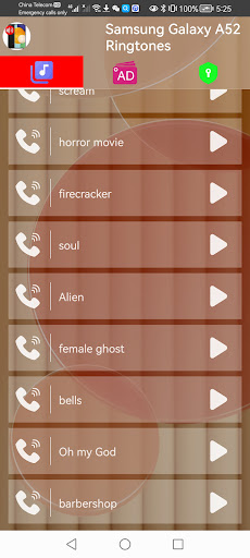 Samsung Galaxy A52 Ringtones