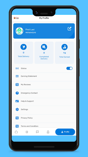 FlowerBasket Delivery App Screen 3