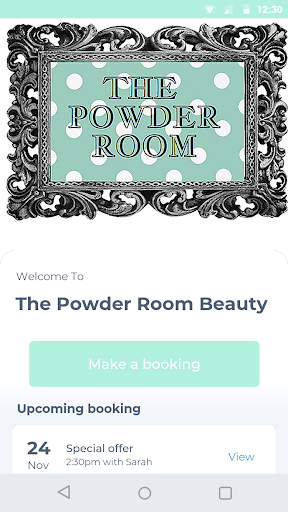 Android application The Powder Room Beauty screenshort