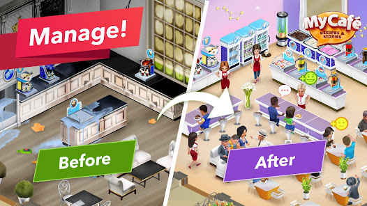 My Cafe Mod APK 2023.5.0.0 (Unlimited coins and diamonds) Gallery 5
