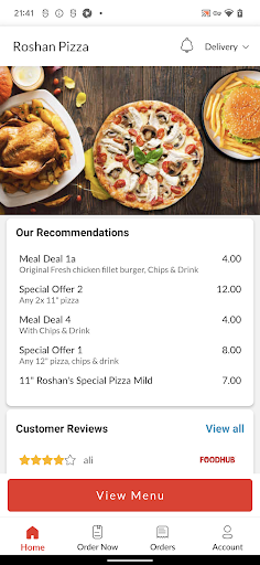 Roshan Pizza Screen 2
