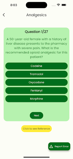 PharmTrivia Screen 3