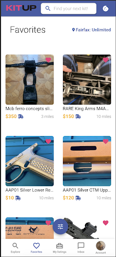KitUp - Airsoft Marketplace Screen 3
