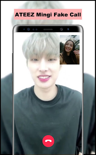 ATEEZ Mingi Fake Call Screen 3