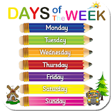 Days Of The Week Learning icon