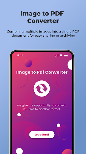 Android application Image to PDF - Pro screenshort