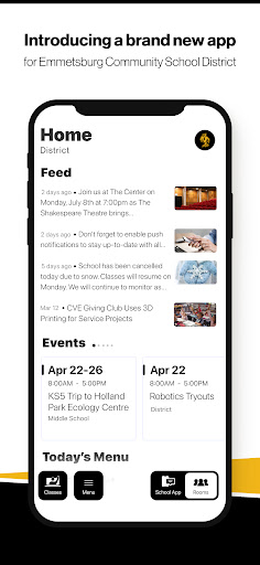 Android application E-Hawks screenshort