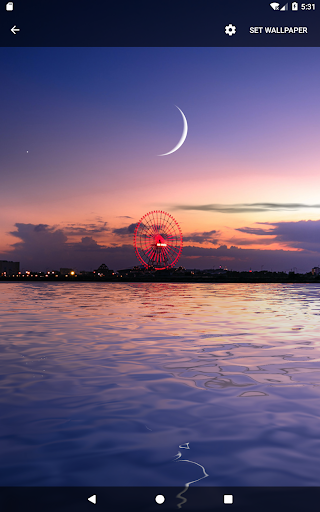 Moon Over Water Live Wallpaper - Personalization - apps