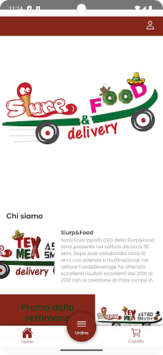 Android application Slurp&Food screenshort