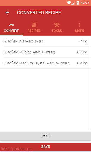 Android application Gladfield Malt screenshort
