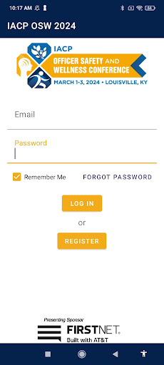 Android application IACP OSW Wellness screenshort