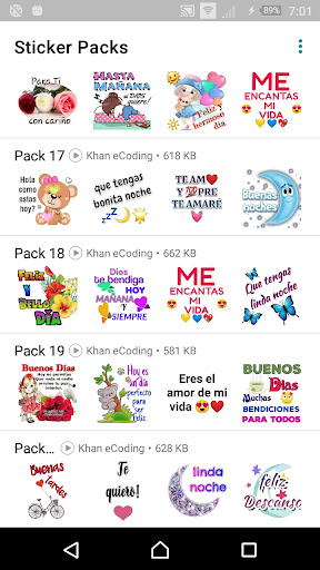 Stickers de buenos días Screen 3