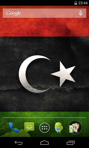 Android application Flag of Libya Live Wallpaper screenshort