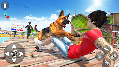 Toby Police Dog Sim: Dogs Game