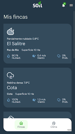 Android application Soil: La evolución del agro screenshort