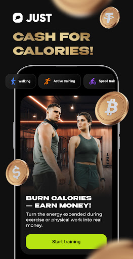 Android application JUST | Cash for lose weight screenshort