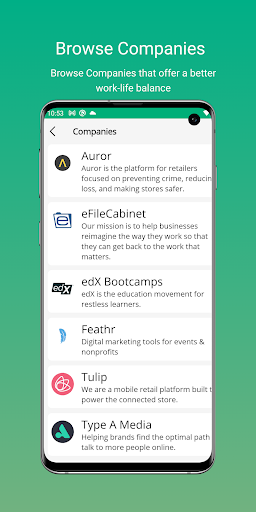 4 Day Week Jobs Screen 2