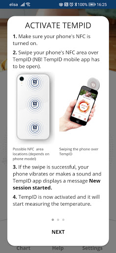 TempID Screen 3