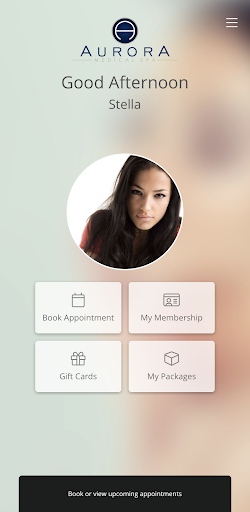 Android application Aurora Medical Spa screenshort