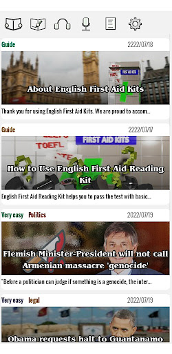 Android application ENGLISH F1RST-AID KITS - Lite screenshort