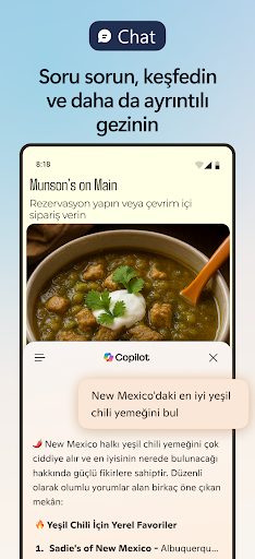 Microsoft Edge: AI tarayıcı ekran görüntüsü