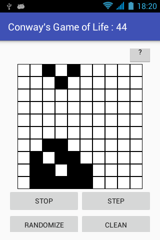 Conways Game of Life Screen 3
