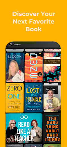 Android application Tabook screenshort
