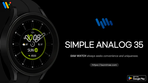 Android application SamWatch Simple Analog 35 screenshort
