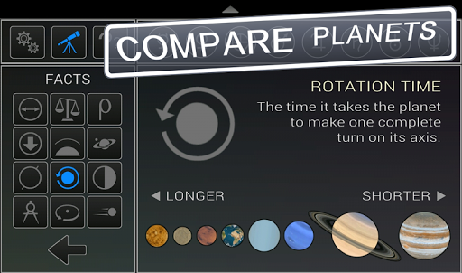 Android application 8 Planets screenshort